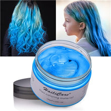 Load image into Gallery viewer, Hair Color Wax Styling Pomade One-time Molding Grandma Grey Fashion Festival Celebrate Coloring Mud Cream 7 Colors Available