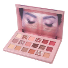 Load image into Gallery viewer, 18 Color Nude Shining Eyeshadow Pearlescent Makeup Glitter Pigment Smoky Eye Shadow Pallete