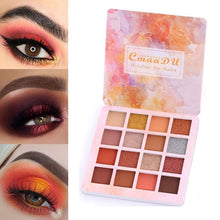 Load image into Gallery viewer, 16Colors Cmaadu Matte Eye Shadow Pallete Long Lasting Waterproof EyeShadow
