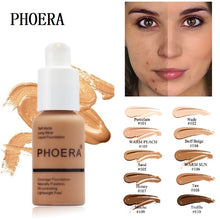 Load image into Gallery viewer, PHOERA Foundation Makeup 10 Colors Liquid Matte Moisturizer Face