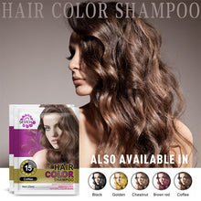 Load image into Gallery viewer, 15mis Moisturizing hair dye cream 5pcs/lot Natural organic temporary Coffee hair dye shampoo for woman 5 Colors Hiar Shampoo