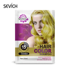 Load image into Gallery viewer, 15mis Moisturizing hair dye cream 5pcs/lot Natural organic temporary Coffee hair dye shampoo for woman 5 Colors Hiar Shampoo