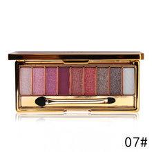 Load image into Gallery viewer, Professional Eye Shadow Pallete Makeup 9 Colors Diamond Bright Glitter Shiny Eyeshadow