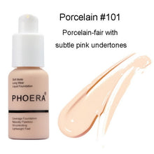 Load image into Gallery viewer, PHOERA Soft Matte Long Wear Foundation Liquid Face Makeup Coverage Foundation Naturally Concealer Oil-controling Lightfeel Cream