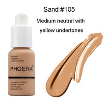 Load image into Gallery viewer, PHOERA Soft Matte Long Wear Foundation Liquid Face Makeup Coverage Foundation Naturally Concealer Oil-controling Lightfeel Cream