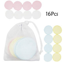 Load image into Gallery viewer, 20pcs Reusable Make Up Remover Pads Washable Bamboo Cotton Cloth Puff With Laundry Bag Wipes Face/Eye/Lip Clean Facial LD