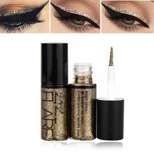 Load image into Gallery viewer, Silver Rose Gold Color Liquid Glitter Eyeliner
