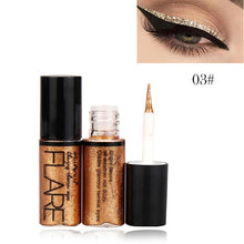 Load image into Gallery viewer, Silver Rose Gold Color Liquid Glitter Eyeliner