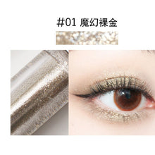 Load image into Gallery viewer, LIquid Eye shadow Pearl light Flash film Brilliant Pearl light Highlight Flash powder Lying silkworm juice
