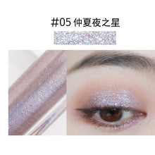 Load image into Gallery viewer, LIquid Eye shadow Pearl light Flash film Brilliant Pearl light Highlight Flash powder Lying silkworm juice
