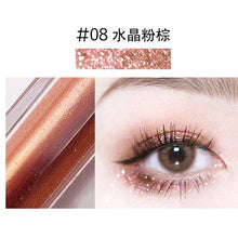 Load image into Gallery viewer, LIquid Eye shadow Pearl light Flash film Brilliant Pearl light Highlight Flash powder Lying silkworm juice
