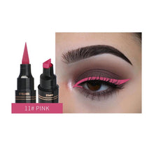 Load image into Gallery viewer, Colorful Seal Stamp Liquid Eyeliner Pen Waterproof Fast Dry Black Eye Liner Pencil
