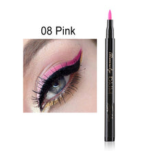 Load image into Gallery viewer, Colorful Seal Stamp Liquid Eyeliner Pen Waterproof Fast Dry Black Eye Liner Pencil
