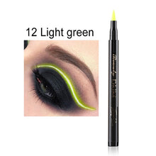Load image into Gallery viewer, Colorful Seal Stamp Liquid Eyeliner Pen Waterproof Fast Dry Black Eye Liner Pencil
