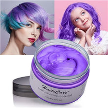 Load image into Gallery viewer, Hair Color Wax Styling Pomade One-time Molding Grandma Grey Fashion Festival Celebrate Coloring Mud Cream 7 Colors Available
