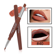 Load image into Gallery viewer, Miss Rose Brand 12 Colors Long-lasting Lip Liner Matte Lip Pencil Waterproof Moisturizing Lipsticks
