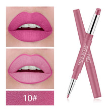 Load image into Gallery viewer, Miss Rose Brand 12 Colors Long-lasting Lip Liner Matte Lip Pencil Waterproof Moisturizing Lipsticks
