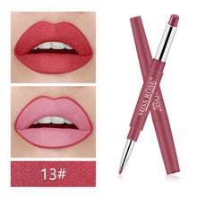Load image into Gallery viewer, Miss Rose Brand 12 Colors Long-lasting Lip Liner Matte Lip Pencil Waterproof Moisturizing Lipsticks

