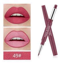 Load image into Gallery viewer, Miss Rose Brand 12 Colors Long-lasting Lip Liner Matte Lip Pencil Waterproof Moisturizing Lipsticks
