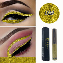 Load image into Gallery viewer, DNM 16 Shining Sequins Colors Eyeliner Liquid Quick-drying Waterproof Anti-sweat Eyeliner Pen
