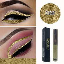 Load image into Gallery viewer, DNM 16 Shining Sequins Colors Eyeliner Liquid Quick-drying Waterproof Anti-sweat Eyeliner Pen

