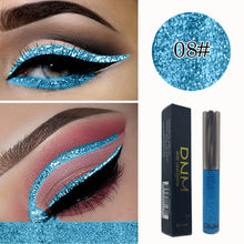 Load image into Gallery viewer, DNM 16 Shining Sequins Colors Eyeliner Liquid Quick-drying Waterproof Anti-sweat Eyeliner Pen
