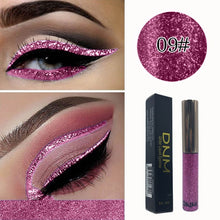 Load image into Gallery viewer, DNM 16 Shining Sequins Colors Eyeliner Liquid Quick-drying Waterproof Anti-sweat Eyeliner Pen
