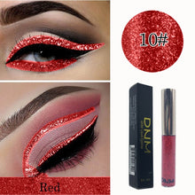 Load image into Gallery viewer, DNM 16 Shining Sequins Colors Eyeliner Liquid Quick-drying Waterproof Anti-sweat Eyeliner Pen
