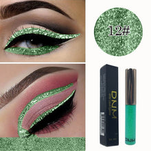 Load image into Gallery viewer, DNM 16 Shining Sequins Colors Eyeliner Liquid Quick-drying Waterproof Anti-sweat Eyeliner Pen
