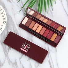 Load image into Gallery viewer, 10 Color Nude Shining Eyeshadow Palette Glamorous Waterproof
