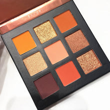 Load image into Gallery viewer, 9 Color Yellow Beauty Glazed Makeup Eyeshadow Pallete Makeup Brushes Shimmer Pigmented Eye Shadow Palette Make Up Palette
