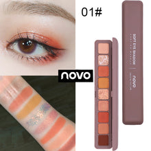 Load image into Gallery viewer, Novo Brand 9 Colors Glitter Galaxy Eye Shadow
