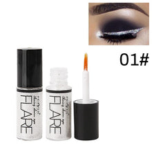 Load image into Gallery viewer, Professional Makeup Silver Rose Gold Color Liquid Glitter Eyeliner
