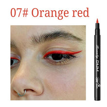Load image into Gallery viewer, Cat Eye Makeup Waterproof Colorful Liquid Eyeliner Pen
