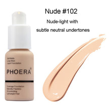 Load image into Gallery viewer, PHOERA Foundation Makeup 10 Colors Liquid Matte Moisturizer Face
