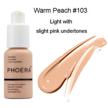 Load image into Gallery viewer, PHOERA Foundation Makeup 10 Colors Liquid Matte Moisturizer Face
