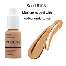 Load image into Gallery viewer, PHOERA Foundation Makeup 10 Colors Liquid Matte Moisturizer Face

