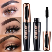 Load image into Gallery viewer, 4d silk fiber mascara waterproof and easy to dry natural soft long eyelash makeup mascara
