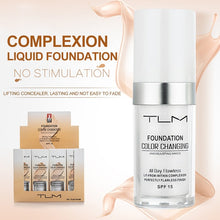 Load image into Gallery viewer, TLM Foundation 30ml Makeup Color Changing Liquid Foundation
