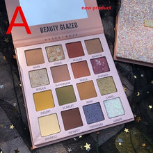 Load image into Gallery viewer, Beauty Glazed eyeshadow palette colorful Eye shadow Palette Glitter Highlighter Shimmer Make up
