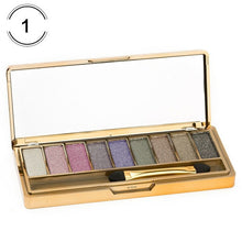 Load image into Gallery viewer, Professional Eye Shadow Pallete Makeup 9 Colors Diamond Bright Glitter Shiny Eyeshadow
