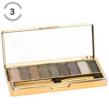 Load image into Gallery viewer, Professional Eye Shadow Pallete Makeup 9 Colors Diamond Bright Glitter Shiny Eyeshadow
