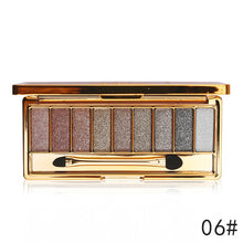 Load image into Gallery viewer, Professional Eye Shadow Pallete Makeup 9 Colors Diamond Bright Glitter Shiny Eyeshadow
