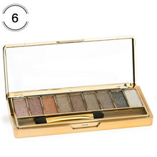 Load image into Gallery viewer, Professional Eye Shadow Pallete Makeup 9 Colors Diamond Bright Glitter Shiny Eyeshadow
