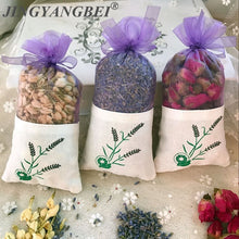 Load image into Gallery viewer, Natural Rose flowers Jasmine Lavender Bud Dried Flower Sachet bag
