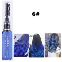 Load image into Gallery viewer, 13 Colors One-off Hair Color Dye Temporary Non-toxic DIY Hair Color
