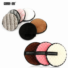 Load image into Gallery viewer, 1pcs Soft Fiber Lazy Makeup Remover Puff Double Sided Makeup Sponge
