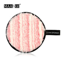 Load image into Gallery viewer, 1pcs Soft Fiber Lazy Makeup Remover Puff Double Sided Makeup Sponge
