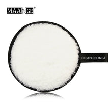 Load image into Gallery viewer, 1pcs Soft Fiber Lazy Makeup Remover Puff Double Sided Makeup Sponge
