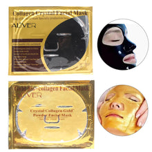 Load image into Gallery viewer, Collagen Crystal Powder Gold Black Face Mask Moisturizing Hydrating Anti Wrinkle Whitening Anti-aging Facial Mask Skin Care

